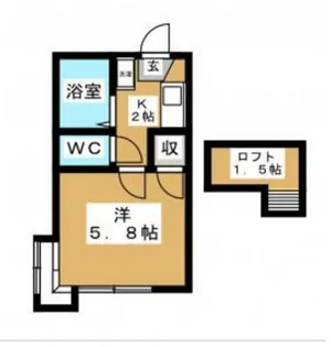 ビューコート葉山町【1階】の間取り