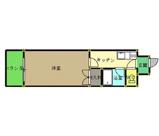 ライオンズマンションポートタウン今治【5階】の間取り