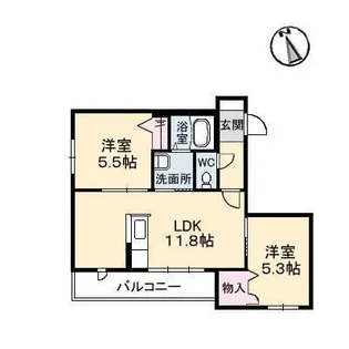 広島県呉市広古新開7【マンション】の間取り