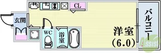 プレサンス神戸西スパークリング【8階】の間取り