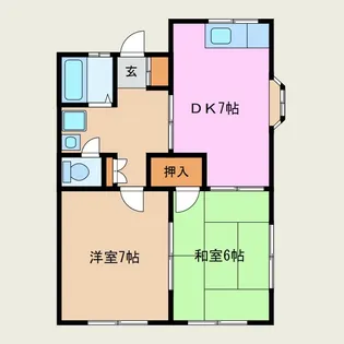 ソフィア柏田【2階】の間取り