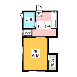 吉田荘【2階】の間取り