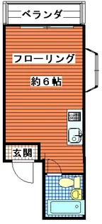 ドミールカガワ【2階】の間取り