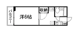 マンションELLA490【3階】の間取り