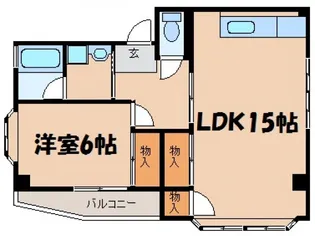 レヴェネスカ【2階】の間取り