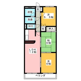 アネックス高田【3階】の間取り