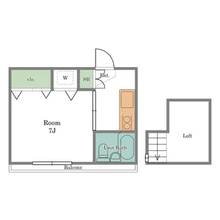 モンターニュ杉並【2階】の間取り