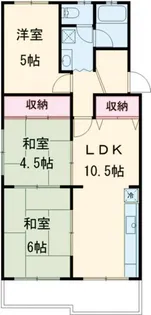 ハイツ松尾【2階】の間取り