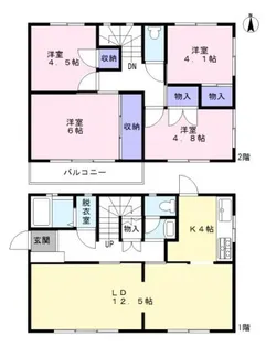 埼玉県さいたま市緑区大字中尾【一戸建】の間取り
