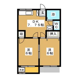 シュロスTY【1階】の間取り