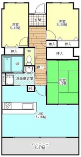 カネキビル【5階】の間取り