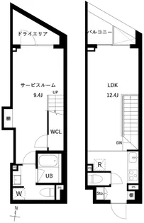JMFレジデンス世田谷三宿の間取り