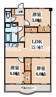 パレーシャル21【3階】の間取り