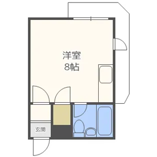 ドミニオン琴似【3階】の間取り