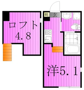 レグノテラス竹ノ塚【1階】の間取り
