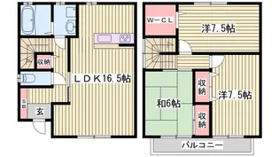 パークハイム壱番館 C棟【1階】の間取り