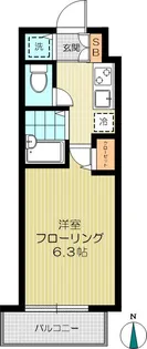 ガラ・シティ高田馬場【5階】の間取り