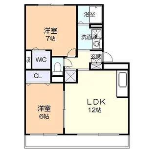 グランドパレス【1階】の間取り