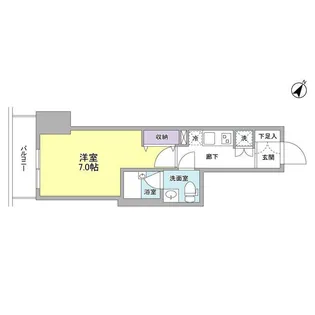 東京都渋谷区西原1【マンション】の間取り