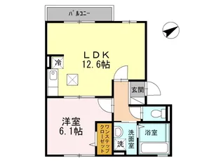 ビーバーズハウス【3階】の間取り