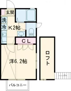 パルクメゾン【2階】の間取り