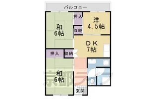 洛西北福西市営住宅 若者子育て応援住宅 こと×こと【6階】の間取り