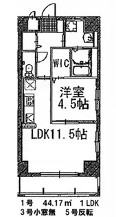 ルーチェ【5階】の間取り