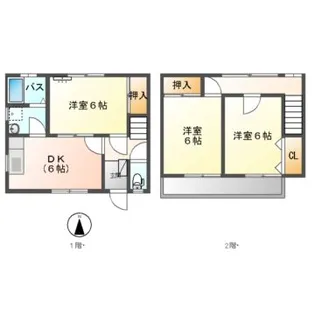 広島県福山市手城町4【一戸建】の間取り