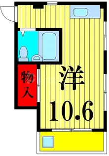 宇田川ハイツ【3階】の間取り