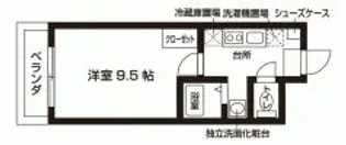 ブランバックス【3階】の間取り