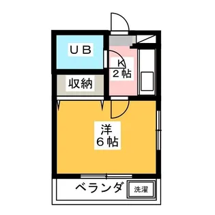 サンライズ貫井【2階】の間取り
