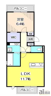 ベルジェ IV【3階】の間取り