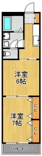 神奈川県川崎市幸区小倉3【マンション】の間取り