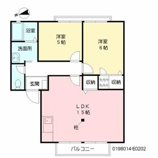 パストラル町田 E棟【2階】の間取り