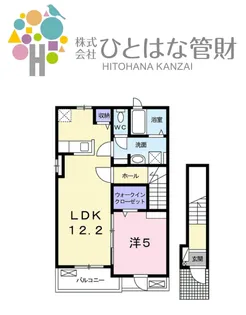 ラシュレ B【2階】の間取り