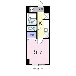 パルフェ・シャンブル千葉【3階】の間取り