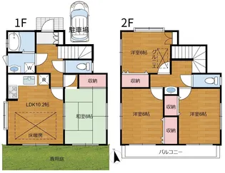 東京都府中市白糸台1【一戸建】の間取り