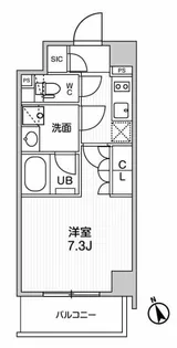シーズンフラッツ本所吾妻橋【3階】の間取り