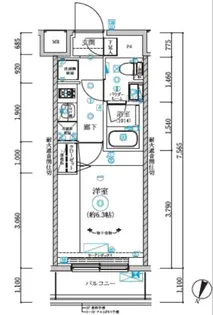 リルシア横濱元町【5階】の間取り