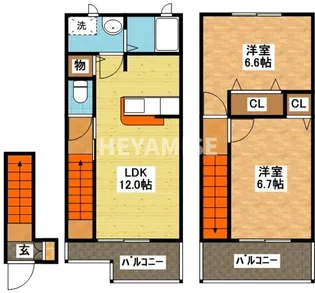 ノーブルメゾン【2階】の間取り