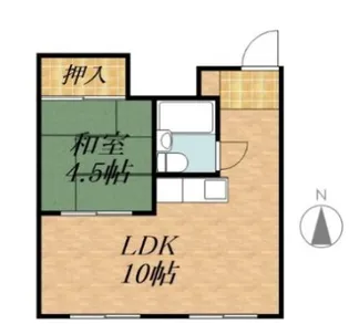 ノースパレス1・12【8階】の間取り