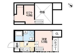 New Life博多駅東【1階】の間取り
