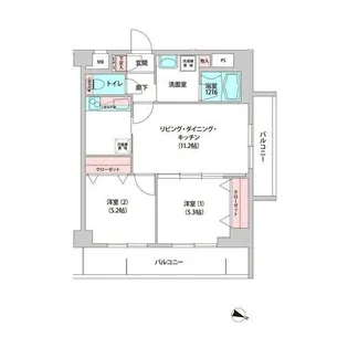 東京都練馬区中村南3【マンション】の間取り
