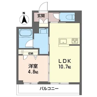 カーサ・コン・クラッセ元今泉【2階】の間取り