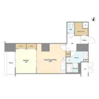 グランハイツ高田馬場【13階】の間取り