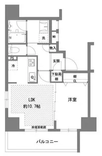 LUXENA HACHIOJI-YOKOYAMACHOAMACHO【3階】の間取り