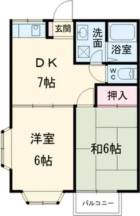 サンロリアン【2階】の間取り