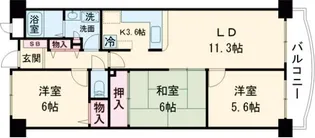 プレステ弐番館【4階】の間取り