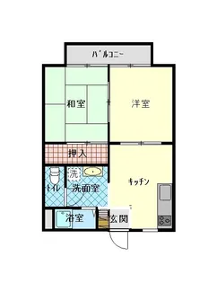 フルール【1階】の間取り