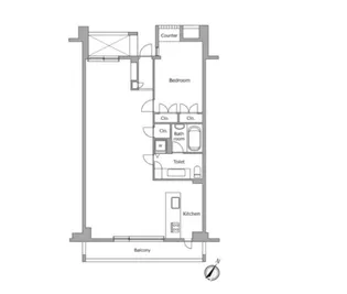 レジディア北新宿【3階】の間取り